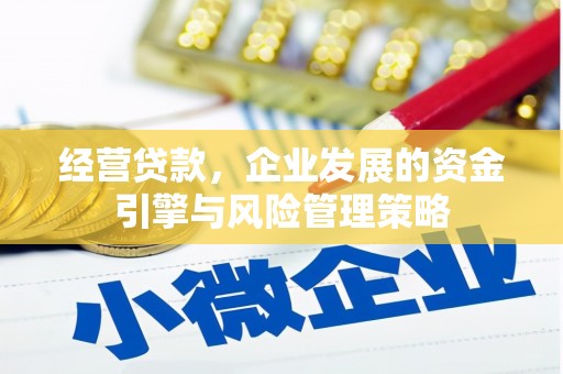 本溪经营贷款，企业发展的资金引擎与风险管理策略