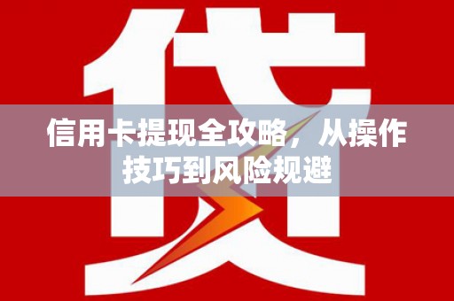 保税区信用卡提现全攻略，从操作技巧到风险规避