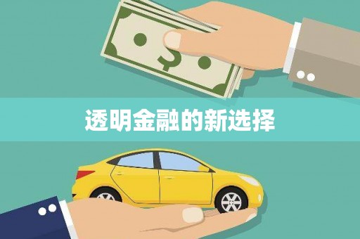 米东透明金融的新选择