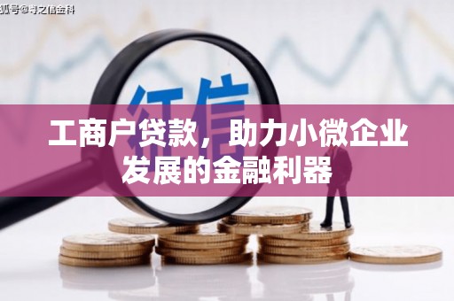 岑巩工商户贷款，助力小微企业发展的金融利器