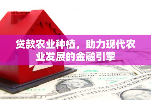 宜黄贷款农业种植，助力现代农业发展的金融引擎