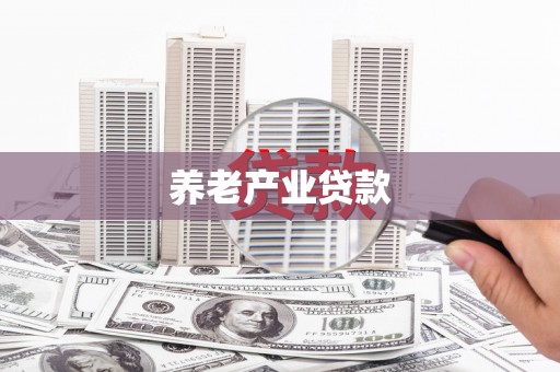 阳新养老产业贷款