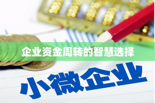 埇桥企业资金周转的智慧选择