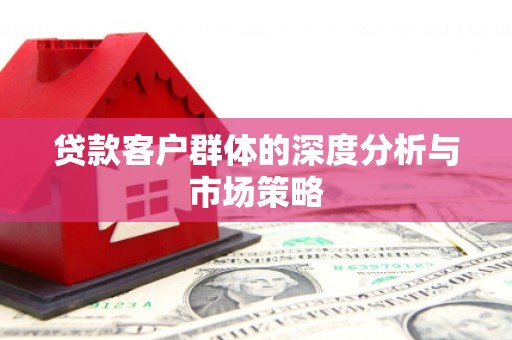 南竿贷款客户群体的深度分析与市场策略