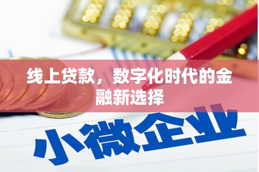 淳安线上贷款，数字化时代的金融新选择