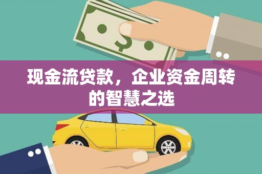 南山现金流贷款，企业资金周转的智慧之选