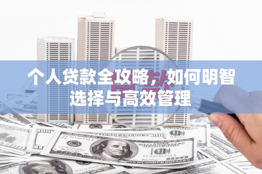 乌拉特中旗个人贷款全攻略，如何明智选择与高效管理